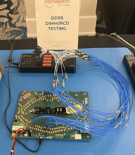 DDR5_DIMM和RCD暫存器時脈驅動器的測試平台，主要用於驗證記憶體模組的訊號完整性和功能特性