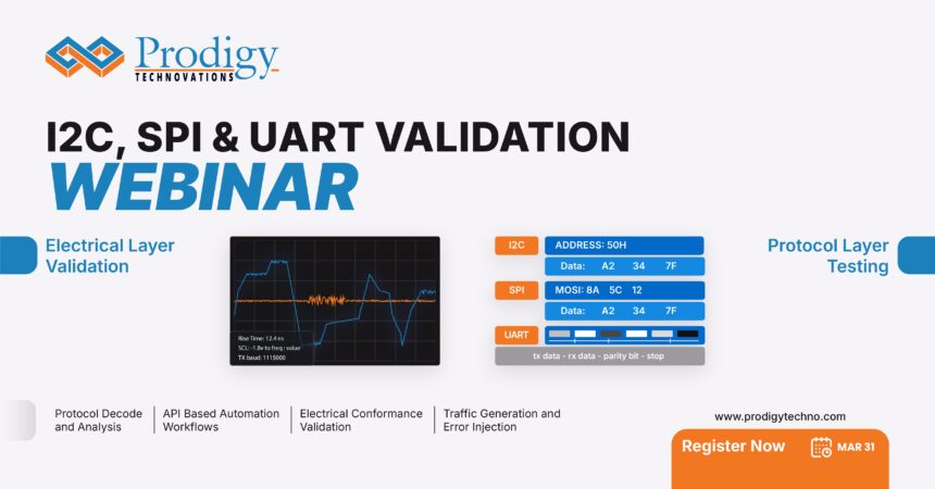 I2C-SPI-UART電氣訊號與協定驗證線上研討會