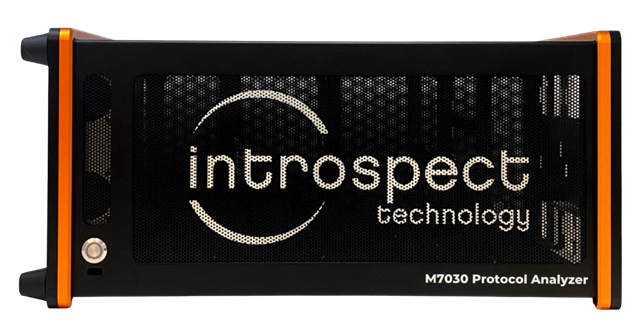 Introspect Technology 生產的 M7030 協定分析儀