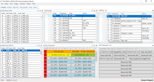 UFSUniversalFlashStorageProtocolAnalyzersoftware