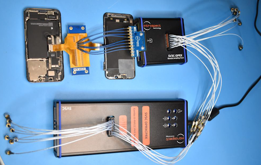 智慧型手機相機測試或訊號探測的專業儀器，主要用於開發和驗證階段